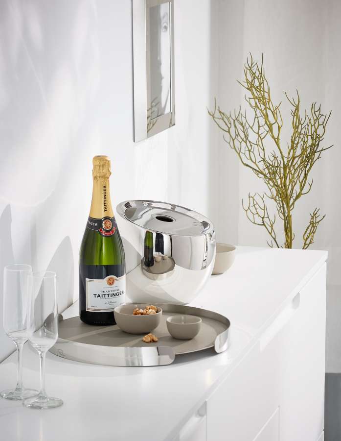 Philippi La Plana Tablett S – In Dark Bronze, Aus Aluminium, 44 Cm Länge, Elegantes Deko-Tablett