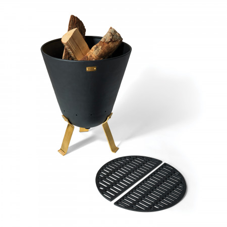 BONFIRE Firepit with grill + poker